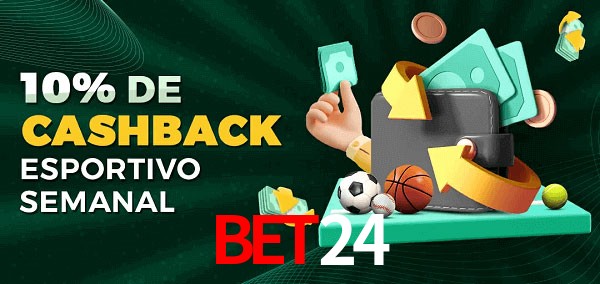 10% de bônus de cashback na Bet24